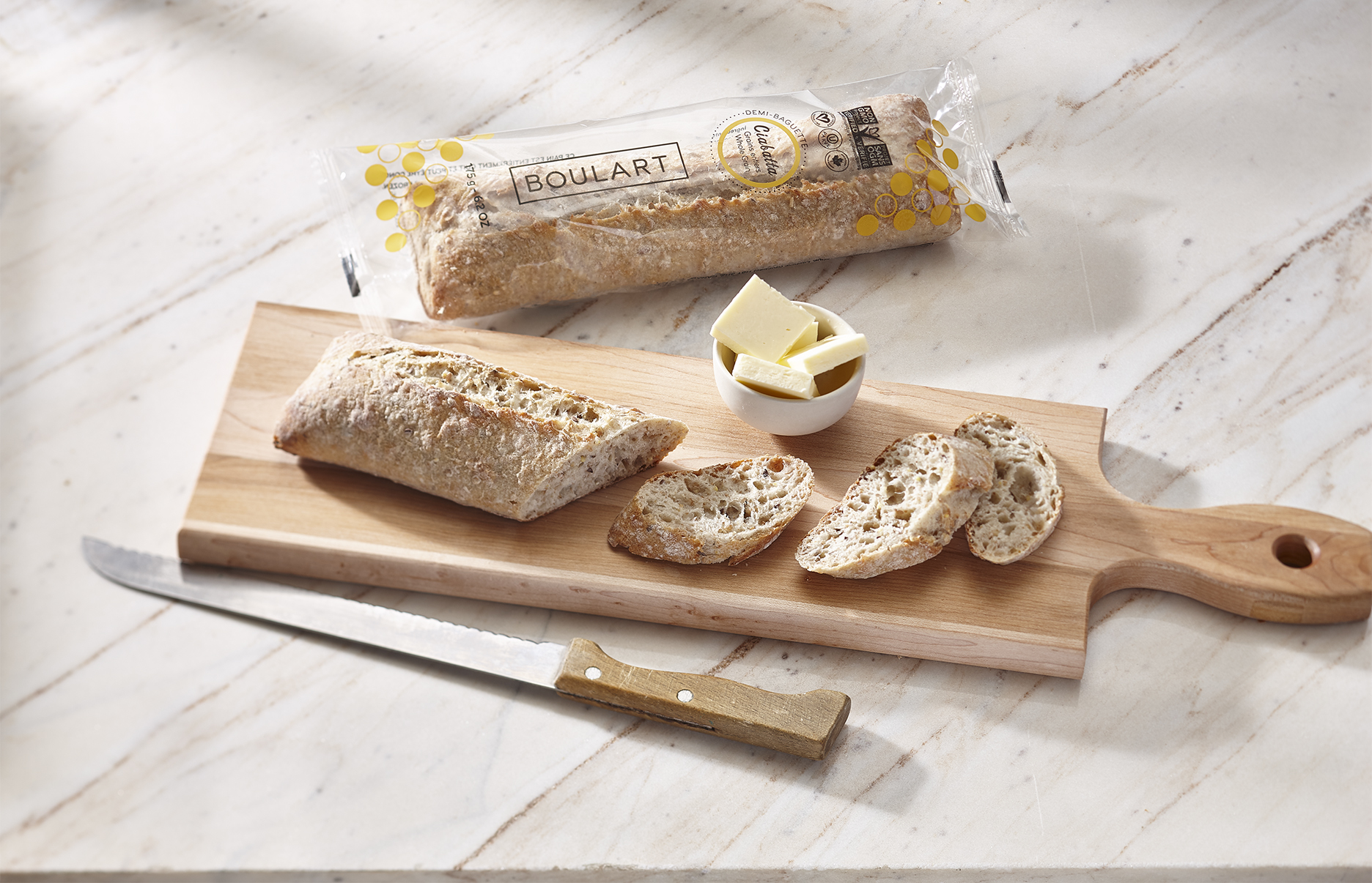 Sealed Ciabatta Demi-Baguette